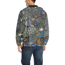 Load image into Gallery viewer, Fun and Fancy Paisley All Over Print Quilted Windbreaker for Men (Model H35)