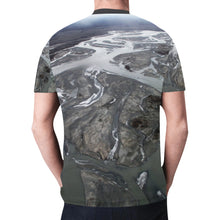 Load image into Gallery viewer, Aerial Rivers New All Over Print T-shirt for Men (Model T45)