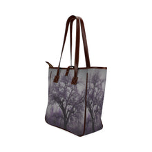 Load image into Gallery viewer, Spooky Tree Purple Classic Tote Bag (Model 1644)