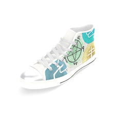 Load image into Gallery viewer, Dante&#39;s Inferno Negative Women&#39;s Classic High Top Canvas Shoes (Model 017)