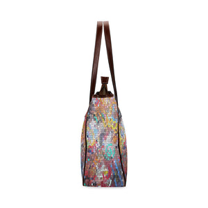 Graffiti Abstract Mosaic Classic Tote Bag (Model 1644)