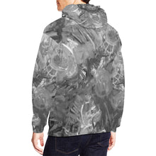 Load image into Gallery viewer, Graffiti Abstract Black and White All Over Print Hoodie for Men/Large Size (USA Size) (Model H13)