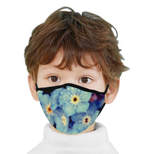 Load image into Gallery viewer, Forget Me Not Flower Mouth Mask (Pack of 3)