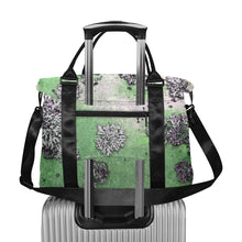 Load image into Gallery viewer, Patches of Moss Green Large Capacity Duffle Bag (Model 1715)