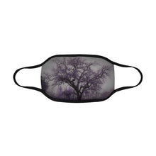 Load image into Gallery viewer, Spooky Tree Purple Mouth Mask in One Piece (2 Filters Included) (Model M02)