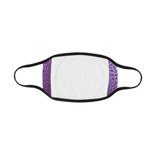 Load image into Gallery viewer, Crackle Art Purple Mouth Mask (2 Filters Included)