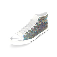 Load image into Gallery viewer, I Spy Paisley Women&#39;s Classic High Top Canvas Shoes (Model 017)