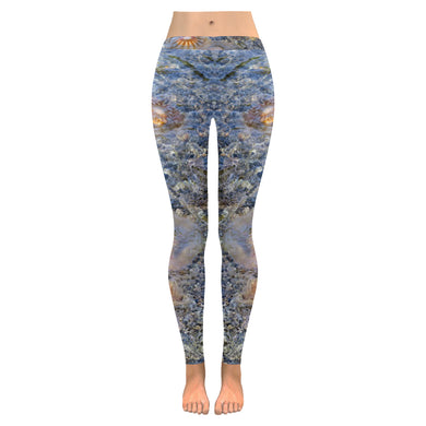 Jellyfish Blooms Low Rise Leggings (Invisible Stitch) (Model L05)