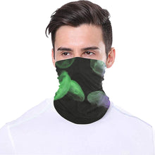 Load image into Gallery viewer, Jellyfish Green and Purple Multifunctional Headwear