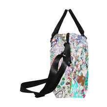 Load image into Gallery viewer, Holiday Paisley Reverse Large Capacity Duffle Bag (Model 1715)