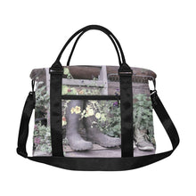 Load image into Gallery viewer, Blooming Boots Flower Large Capacity Duffle Bag (Model 1715)