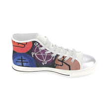 Load image into Gallery viewer, Dante&#39;s Inferno Women&#39;s Classic High Top Canvas Shoes (Model 017)