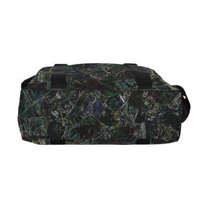 Oil Paints Glowing Large Capacity Duffle Bag (Model 1715)