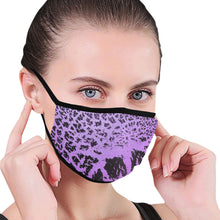 Load image into Gallery viewer, Crackle Art Purple Mouth Mask (2 Filters Included)