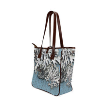 Load image into Gallery viewer, Moss Blue Classic Tote Bag (Model 1644)