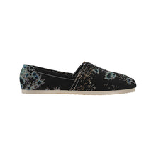 Load image into Gallery viewer, Fireworks Flowers Glowing Unisex Classic Canvas Slip-On (Model 1206)