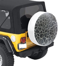 Load image into Gallery viewer, Crackle Negative 32 Inch Spare Tire Cover