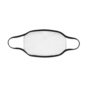Holiday Paisley Purple Mosaic Mouth Mask in One Piece (2 Filters Included) (Model M02)