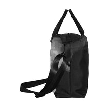 Load image into Gallery viewer, Jellyfish Black and White Large Capacity Duffle Bag (Model 1715)