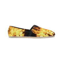 Load image into Gallery viewer, Feathery Flames Unisex Classic Canvas Slip-On (Model 1206)