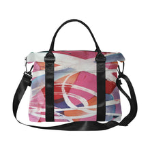 Load image into Gallery viewer, Abstract Circles Large Capacity Duffle Bag (Model 1715)