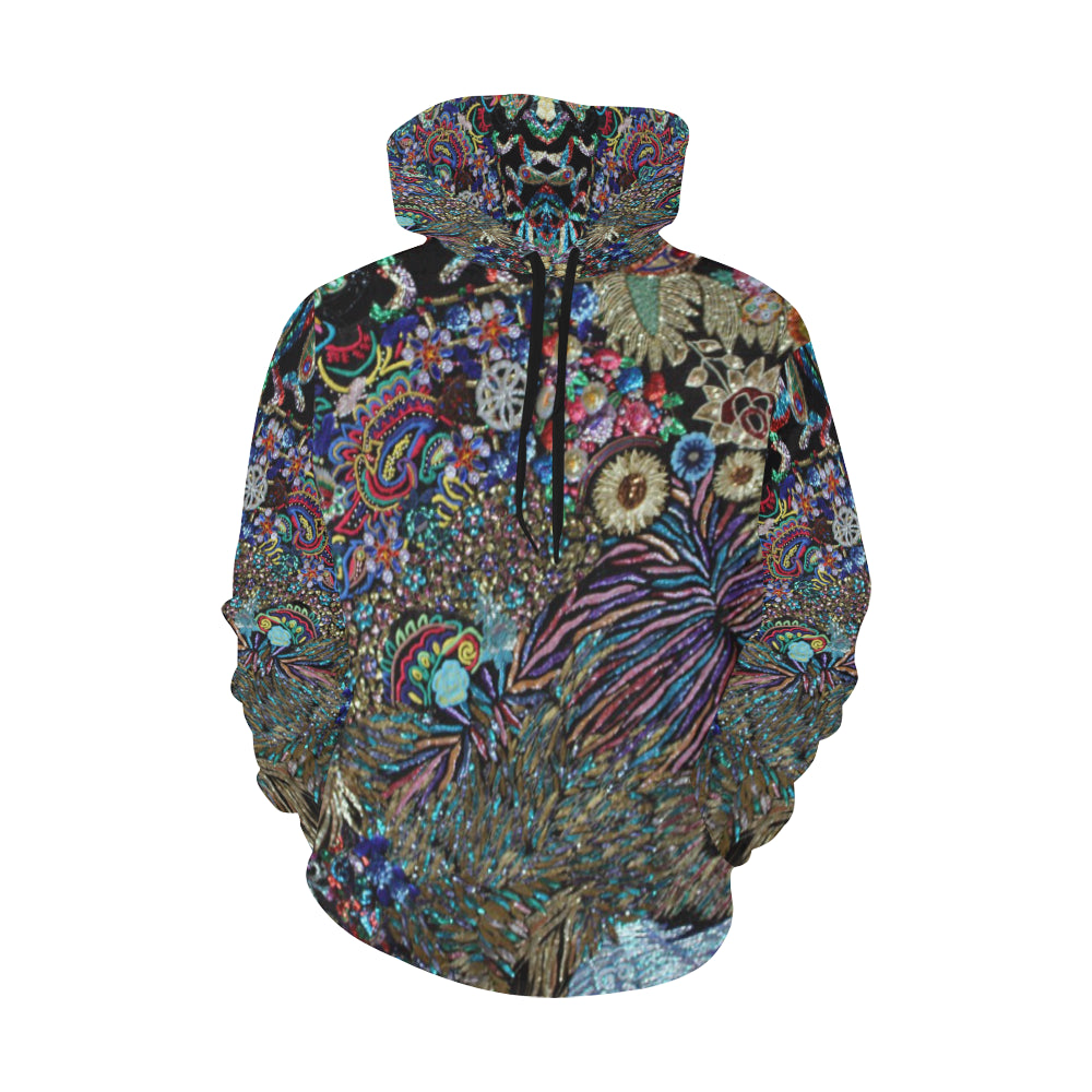 I Spy Paisley All Over Print Hoodie for Women (USA Size) (Model H13)
