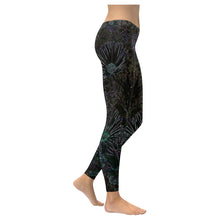 Load image into Gallery viewer, Livingstone Daisy Flower Glowing Low Rise Leggings (Invisible Stitch) (Model L05)