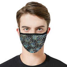 Load image into Gallery viewer, Sunny Turquoise Mouth Mask in One Piece (Model M02)
