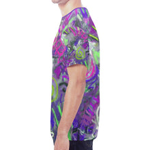 Load image into Gallery viewer, Graffiti Abstract Purple New All Over Print T-shirt for Men (Model T45)