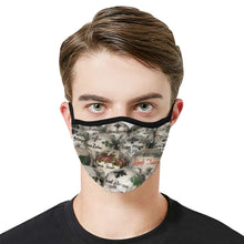 Load image into Gallery viewer, Painted Skulls Mouth Mask in One Piece (2 Filters Included) (Model M02)