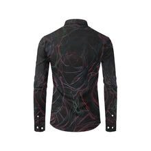 Load image into Gallery viewer, Rose Bouquet Flower Glowing Men&#39;s All Over Print Casual Dress Shirt (Model T61)