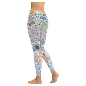 Paisley Matters Reverse Low Rise Leggings (Invisible Stitch) (Model L05)
