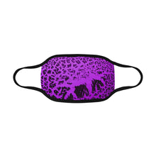 Load image into Gallery viewer, Crackle Art Purple Mouth Mask