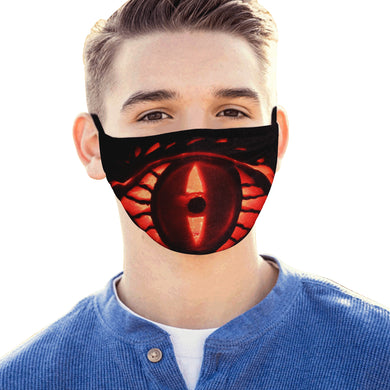 Eye of Pumpkin Mouth Mask