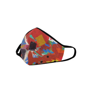Abstract Squares Mouth Mask (Pack of 3)