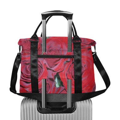 Rose Bouquet Flower Large Capacity Duffle Bag (Model 1715)