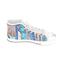 Load image into Gallery viewer, Surfboards Negative Men’s Classic High Top Canvas Shoes (Model 017)