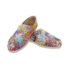 Load image into Gallery viewer, Graffiti Abstract Mosaic Unisex Classic Canvas Slip-On (Model 1206)