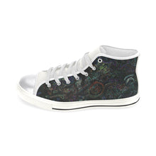 Load image into Gallery viewer, Graffiti Abstract Glowing Women&#39;s Classic High Top Canvas Shoes (Model 017)