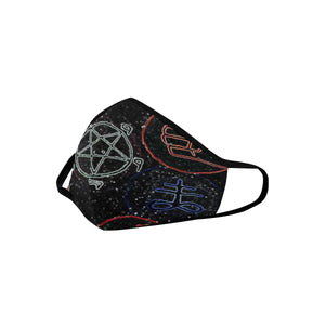 Dante's Inferno Glowing Mouth Mask in One Piece (2 Filters Included) (Model M02)