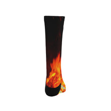 Load image into Gallery viewer, Flames Trouser Socks (For Men)