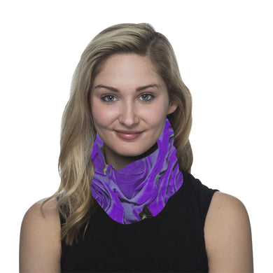 Rose Bouquet Flower Purple Multifunctional Headwear