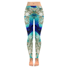 Load image into Gallery viewer, Molten Flames Negative Low Rise Leggings (Invisible Stitch) (Model L05)