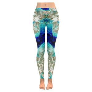 Molten Flames Negative Low Rise Leggings (Invisible Stitch) (Model L05)