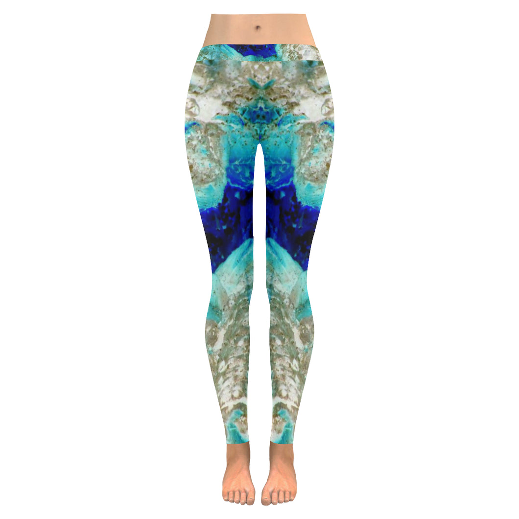 Molten Flames Negative Low Rise Leggings (Invisible Stitch) (Model L05)