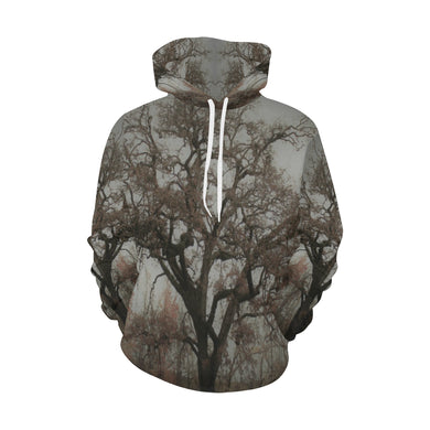 Spooky Tree All Over Print Hoodie for Men/Large Size (USA Size) (Model H13)