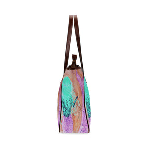 Mermaid MMZ Pink Classic Tote Bag (Model 1644)