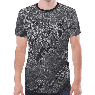 Crackle Multitone Glowing New All Over Print T-shirt for Men (Model T45)