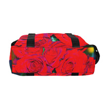 Load image into Gallery viewer, Rose Bouquet Flower Red Large Capacity Duffle Bag (Model 1715)