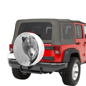 Big Bear Black and White 32 Inch Spare Tire Cover